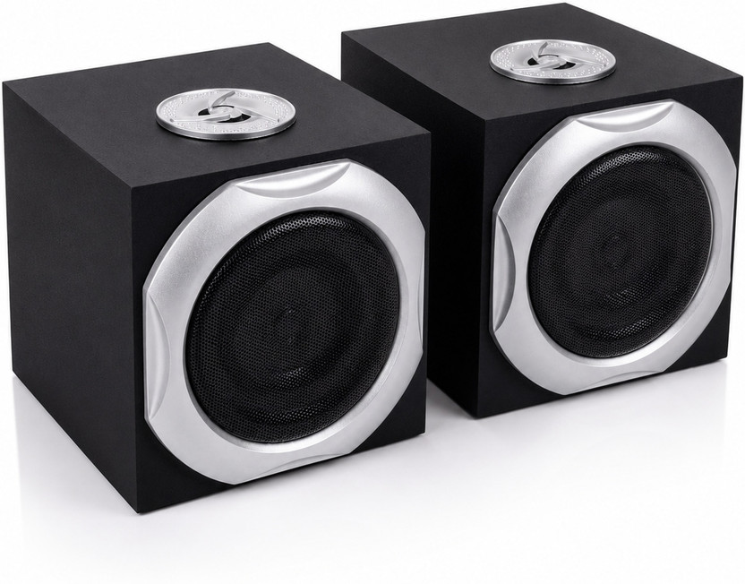 TECH-LOBBY TECH-LOBBY Fourcut 90 W Studio Monitor(Black, Silver, 2.0 Channel) - Flipkart Deal