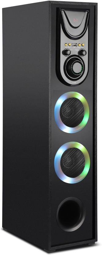 Quaranel G DJ Bluetooth Music System Home theater 100 W Bluetooth Tower Speaker(Black, 3 Channel)