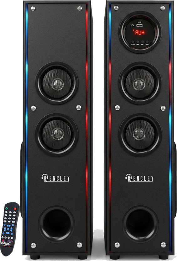 Bencley FRIDOBLE Double Tower 120 W Bluetooth Tower Speaker(Black, 4.1 Channel)
