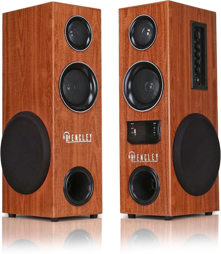 Bencley Thunderbird Double Tower 150 W Bluetooth Tower Speaker(Brown, 4.2 Channel)