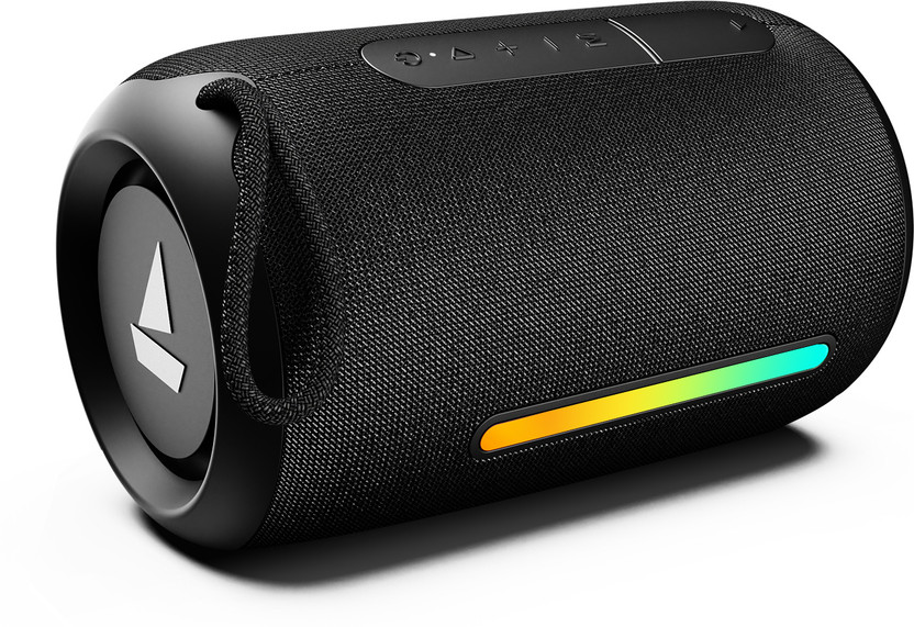 boAt Stone 350 Pro/358 Pro, Music Streaming on JioSaavn,12 HRS Playback, IPX5 14 W Bluetooth Speaker(Raging Black, Mono Channel)
