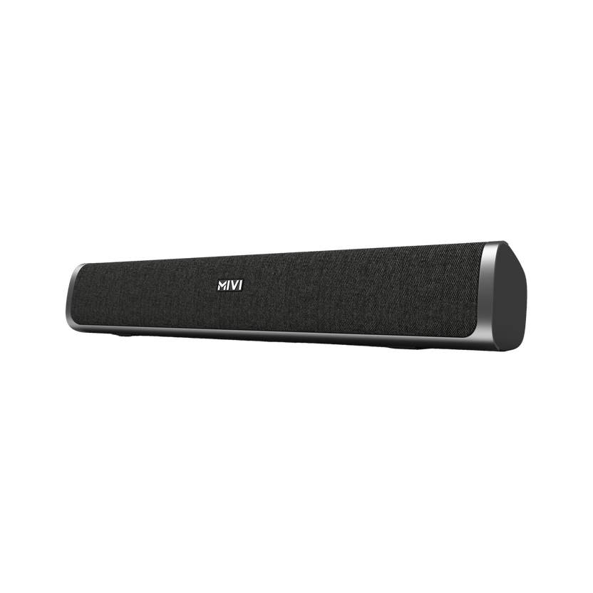 Mivi Mivi Fort S24 with Dual Full Range Drivers, 6Hrs Playback, Voice Assistant 24 W Bluetooth Soundbar(Black, 2.0 Channel) - Flipkart Deal