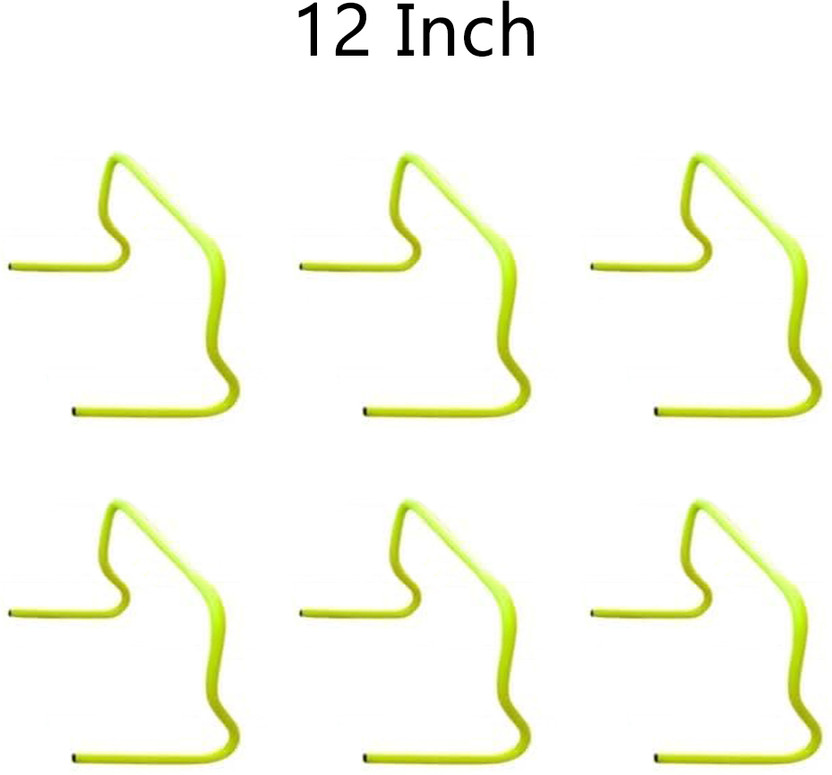 fitplayr fitplayr Speed Training Hurdles 12 Inch Height Sports Practice Hurdle Track Plastic Speed Hurdles(For Adults Pack of 6) - Flipkart Deal