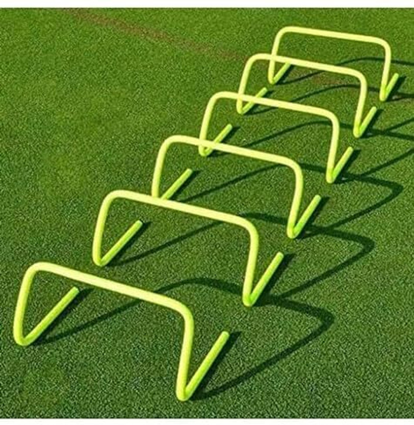 craze kick Training Agility (9 inch Hurdles) Speed Ladder(Multicolor)