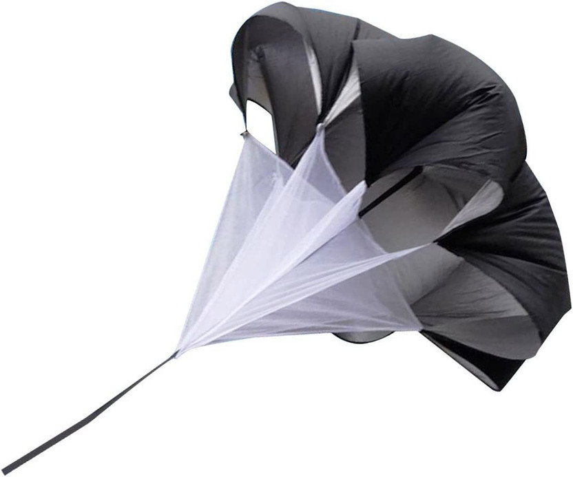 Fitcozi Single Large Training Resistance Speed Parachute Hoop Set(Black)