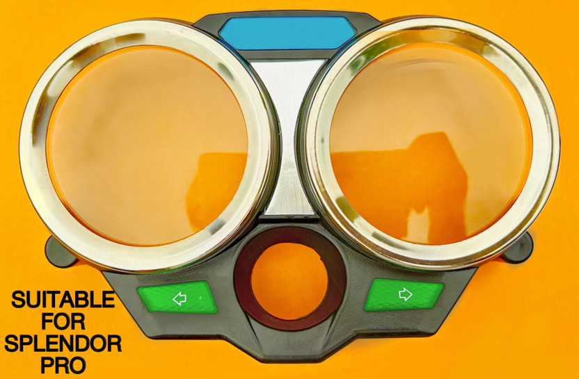 Y retail Meter Upper glass case for Splendor pro bike Analog Speedometer(Hero Splendor Pro)
