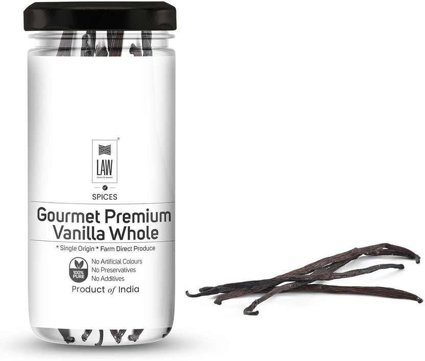 looms & weaves World’s Finest Gourmet Premium Vanilla Whole (Single Origin, Farm Direct Produce, Organically Grown & Made in small batches)(10 g)