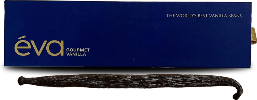 Eva Gourmet Vanilla 1 Ultra-Premium Vanilla Bean Grade A++ (18-22 cm) The World's Best Vanilla Bean(4 g)