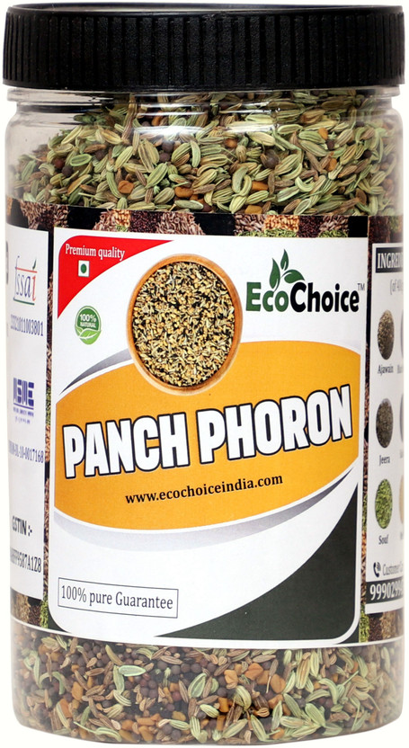 Ecochoice Panch Foron/Phoron Mix Masala Whole; Sabut Mix Panch Phoran (200gm)(200 g)