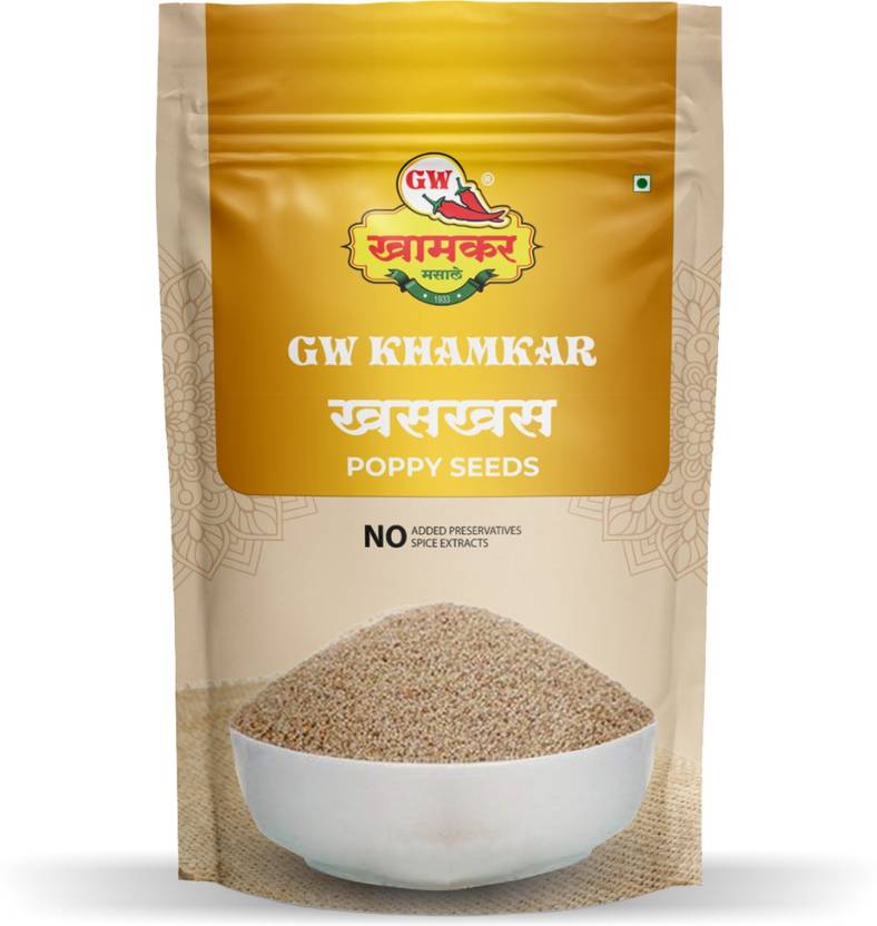 GW Khamkar Khas Khas/ Khus Khus Daane/ Poppy Seeds/ Vetiver Seeds 100