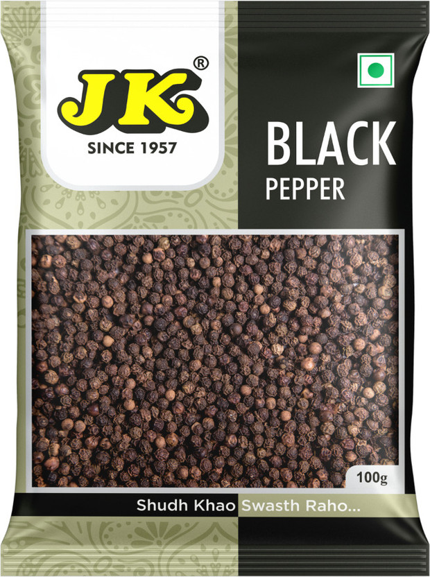JK Black Pepper | Kali Mirch | Gol Mirch Whole(100 g)