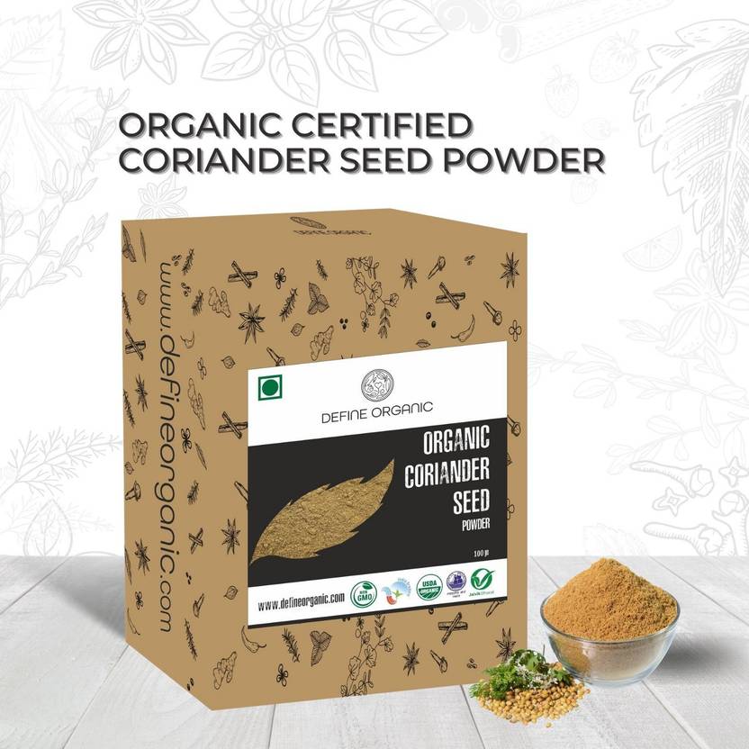 Define Organic Coriander Seed Powder Price in India Buy Define