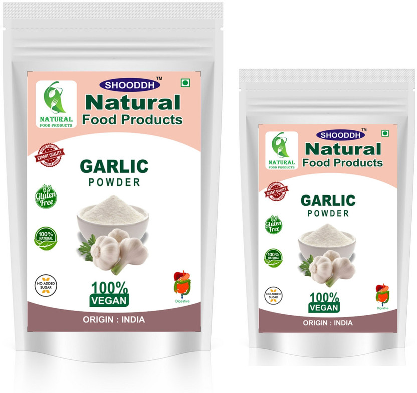 SHOODDH Premium Finest Garlic(Lahsun) Powder with Exquisite Packaging 250gm + 200gm(450 g)