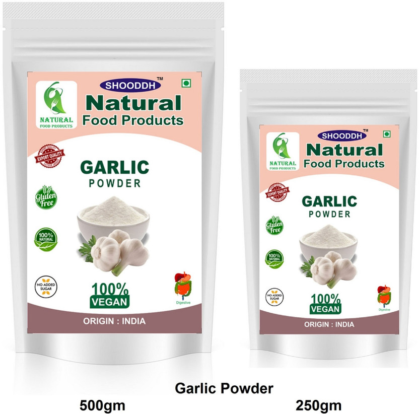 SHOODDH Exquisite Garlic(Lahsun) Powder with Elegant Packaging 500gm x 250gm(750 g)