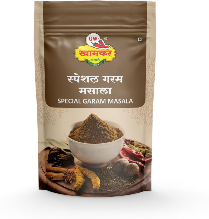 GW Khamkar Special Garam Masala/Powder/Spices, Homemade Masala, 185grams Pack of 1.(185 g)