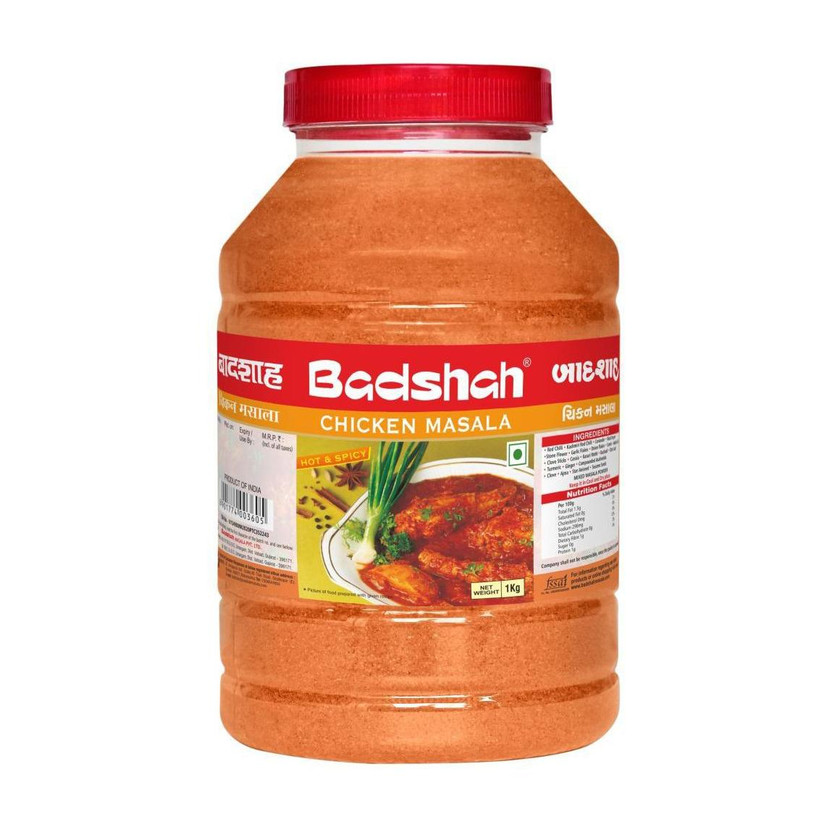 BADSHAH Chicken Masala Powder | Blended Spice Mix|Healthy Delicious & Flavourful Cooking(1 kg)