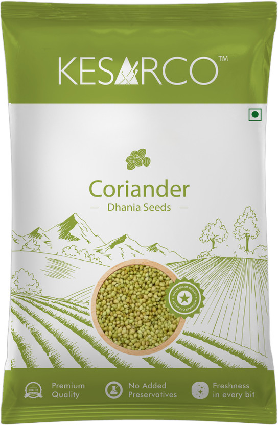 KESARCO Whole Coriander Seeds | Pure, Aromatic & Sun-Dried | Sabut Dhaniya(250 g)