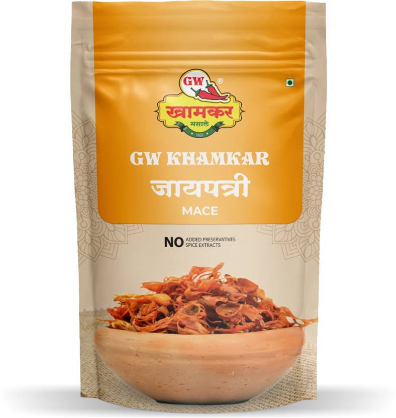 GW Khamkar Jaypatri Whole/ Javitri Spice/ Mace Seed 100 grams, Pack of