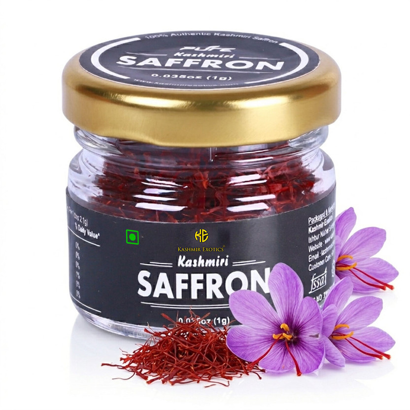 Kashmir Exotics Pure Kashmiri Saffron 5gm(5 g)