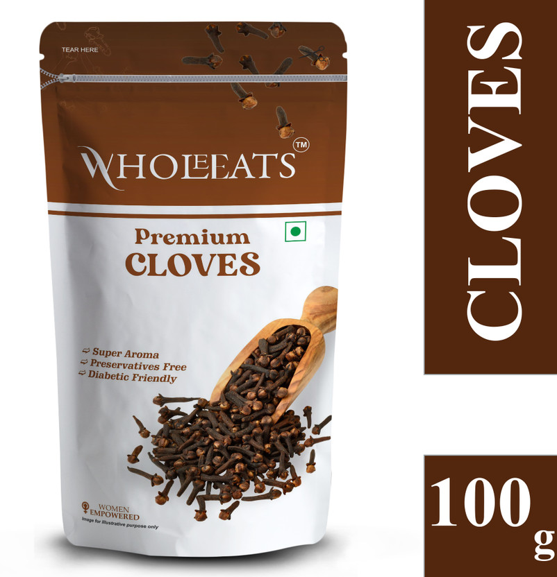 wholeeats Nature food Good Quality Cloves / Laung - 100gm(100 g)