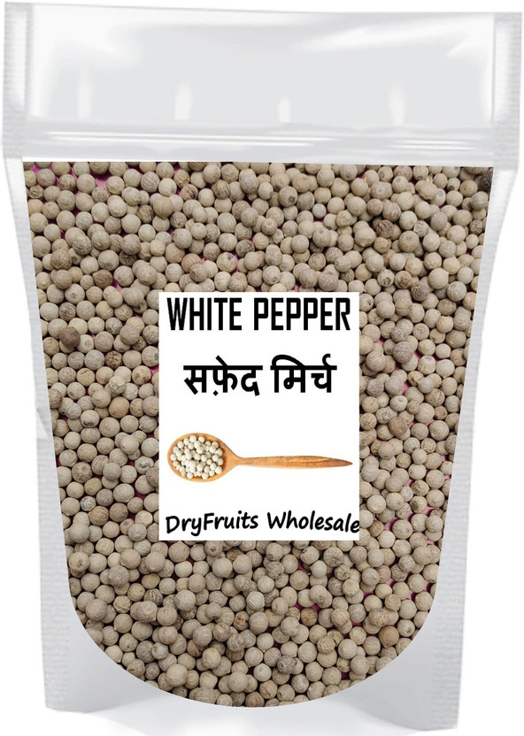 dryfruits wholesale Whole White Pepper Safed Mirch(50 g)