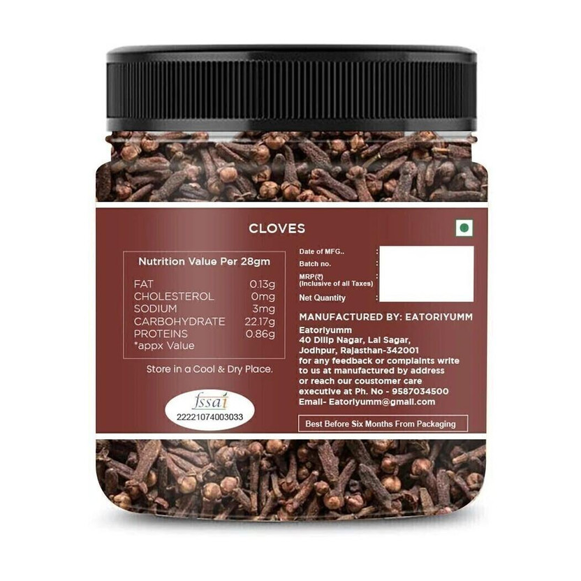 Eatoriyumm Eatoriyumm Sabut Laung | Whole Black Cloves(100 g) - Flipkart Deal