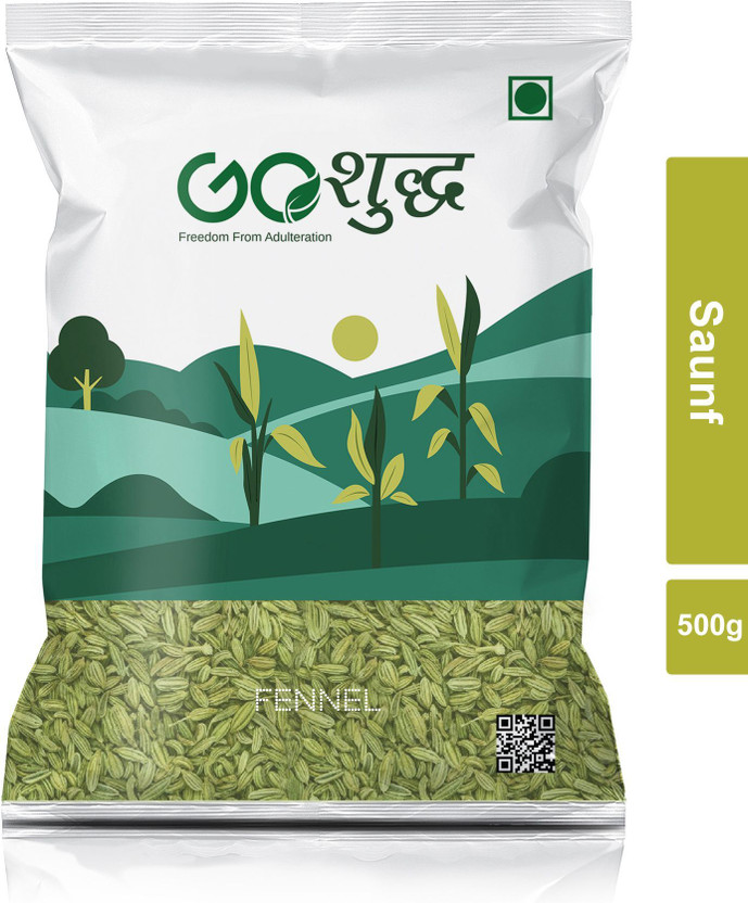 Goshudh Premium Quality Saunf (Fennel Seeds)-500gm (Pack Of 1)(500 g)