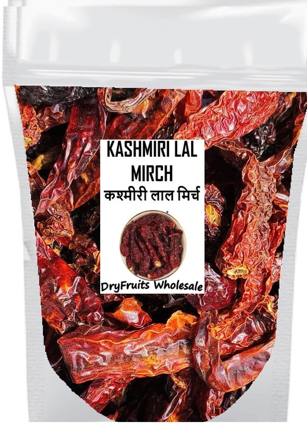 dryfruits dryfruits wholesale Fresh Kashmiri Red Chilli Whole Dried(100 g) - Flipkart Deal