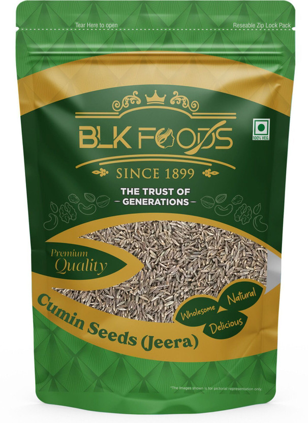 BLK FOODS Daily Cumin Seed Whole (Jeera sabut)(1000 g)