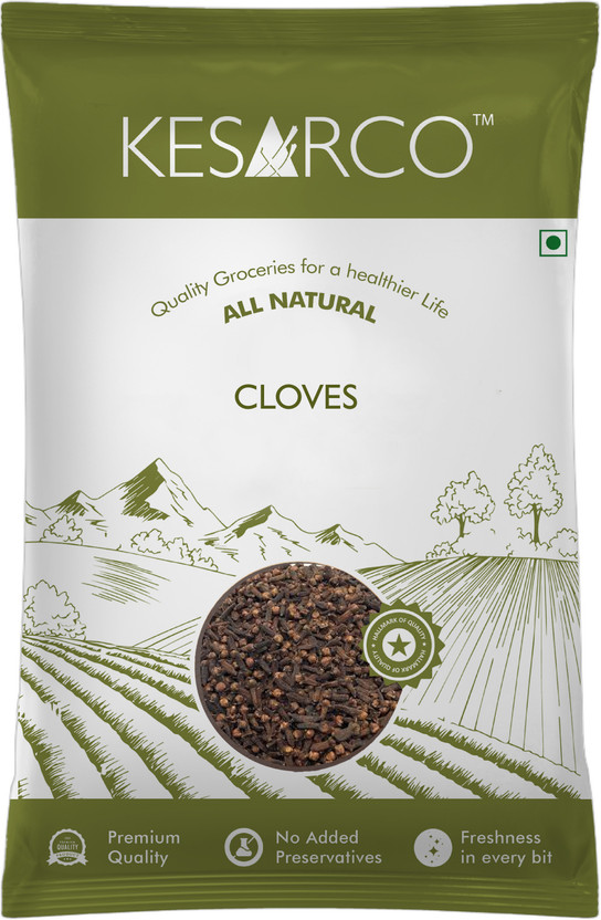 KESARCO Premium Clove (Laung) 1kg | Whole Spices | Strong Aroma & Rich Flavour Clove(2 x 500 g)