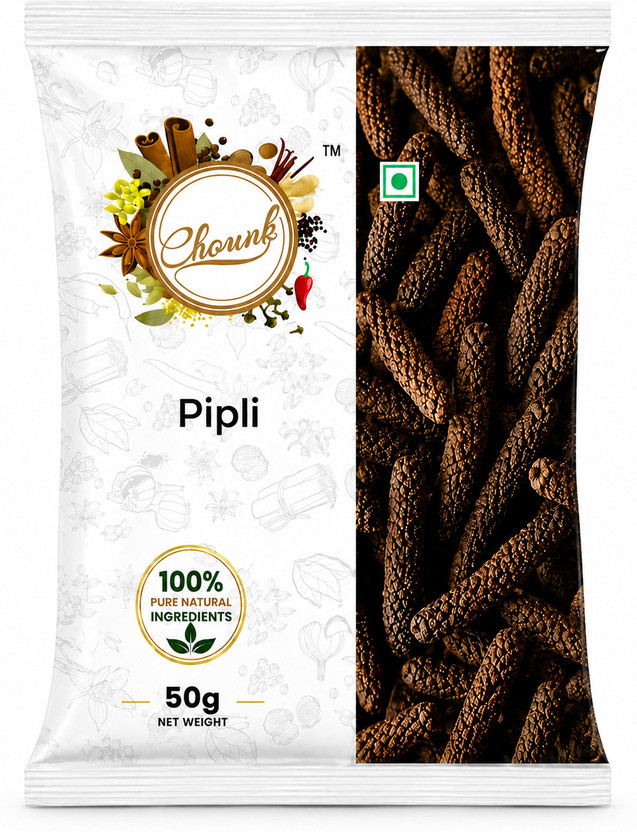 CHOUNK CHOUNK Long Pepper Whole 50g,Pipal Badi, Pippali ,Pipli, Pipal Seed(50 g) - Flipkart Deal