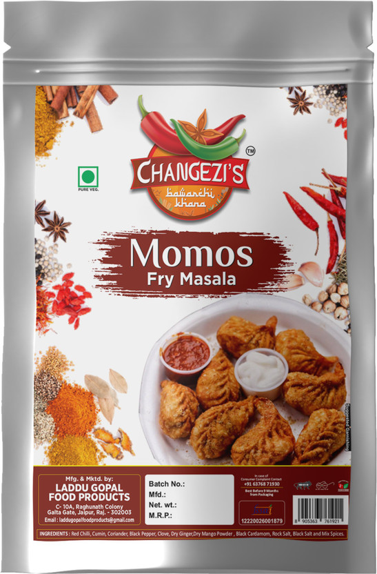 okhli musal brand Authentic Chinese Tradition Momo Fry Masala240Gx1Pk(240 g)