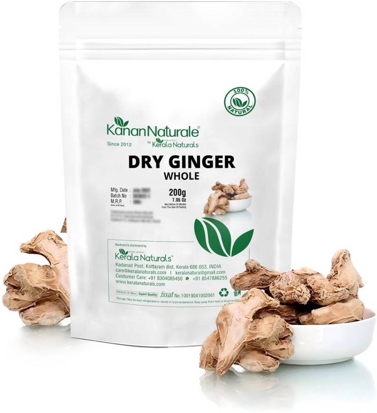 Kerala Naturals Dry Ginger Whole 200 gm Price in India Buy Kerala