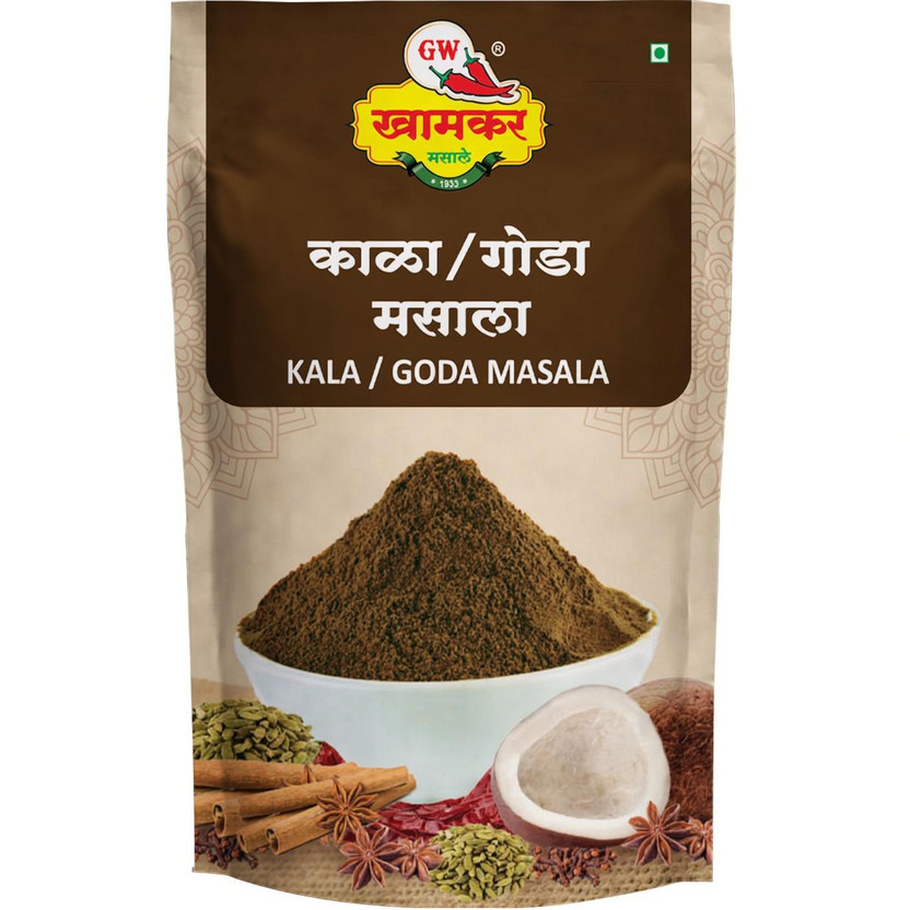 GW GW Khamkar Special Kala Goda Masala/Powder/Spices, 100% Natural, 185grams Pack of 1.(185 g) - Flipkart Deal