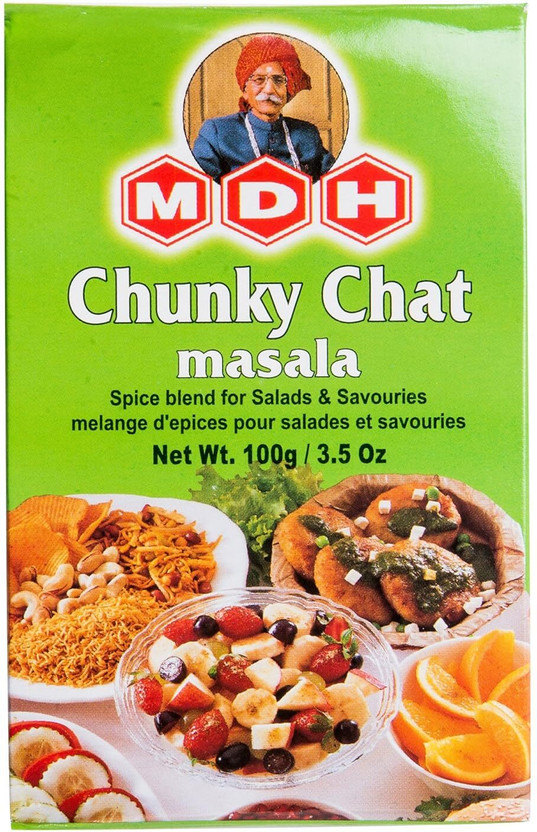 MDH Chat Masala Powder for Fruit Chat, Salad, Bhel, Snacks & Street Style Recipes(100 g)