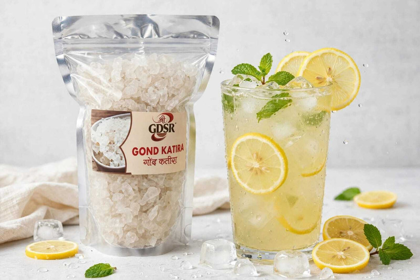Shree GDSR Goond Katira Edible Gum Crystals for Traditional Drinks and Recipes(50 g)