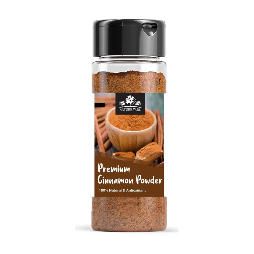 NATURE YARD Pure Cinnamon / Dalchini Powder - 100gm - 100% Natural and Antioxidant, Best for Weight loss(100)