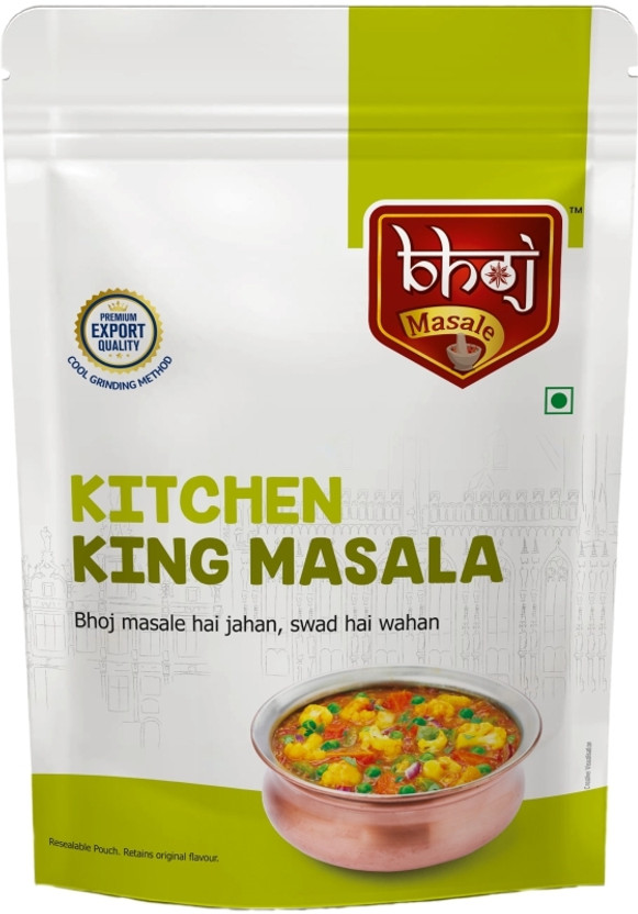 Bhoj Masale Kitchen King Masala Exotic Indian Masala Spices Essential for Any Kitchen Dish(200 g)