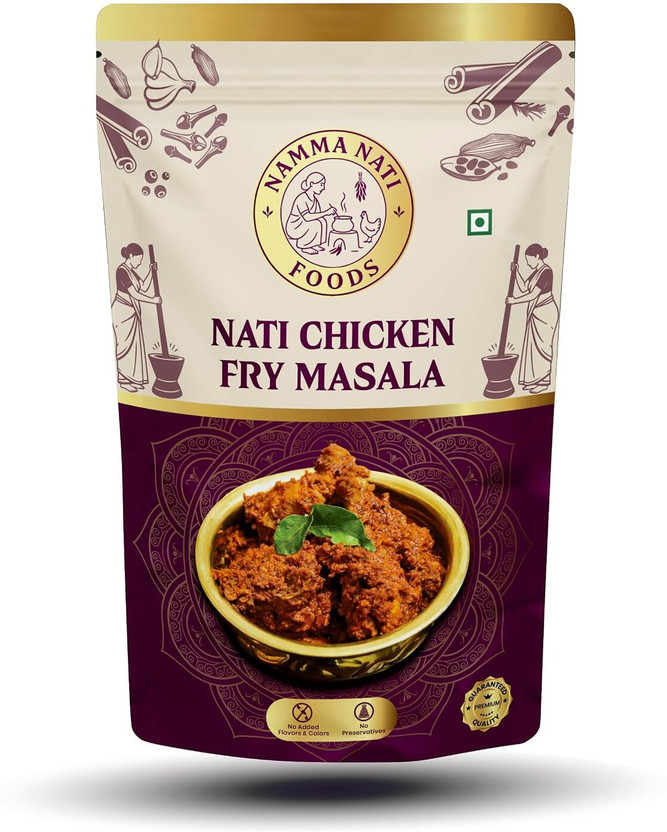 Namma Namma Nati Foods Fry Masala | South Indian Spice Blend for Crispy & Spicy Veg Recipes | 75g(75 g) - Flipkart Deal