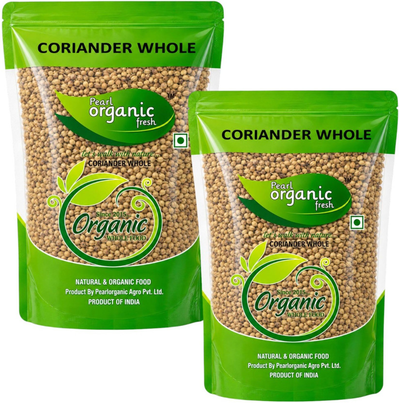 Pearl Organic Fresh Coriander Whole(2 x 200 g)
