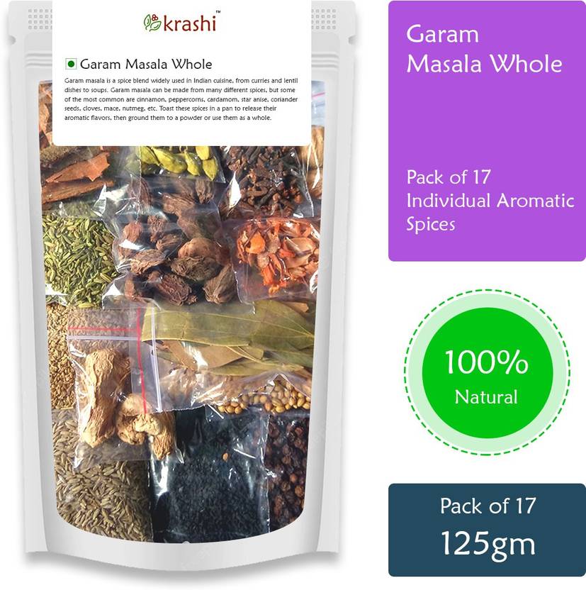 krashi Garam Masala Whole Spice Combo Pack Whole Spices Combo Biryani