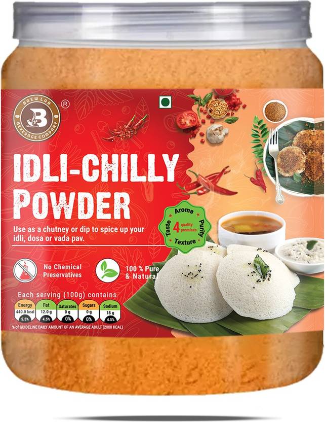 Brew Lab Milagai Podi Idli Chilly Powder Karam Milagai Podi Chutney Masala Karam Powder Price in