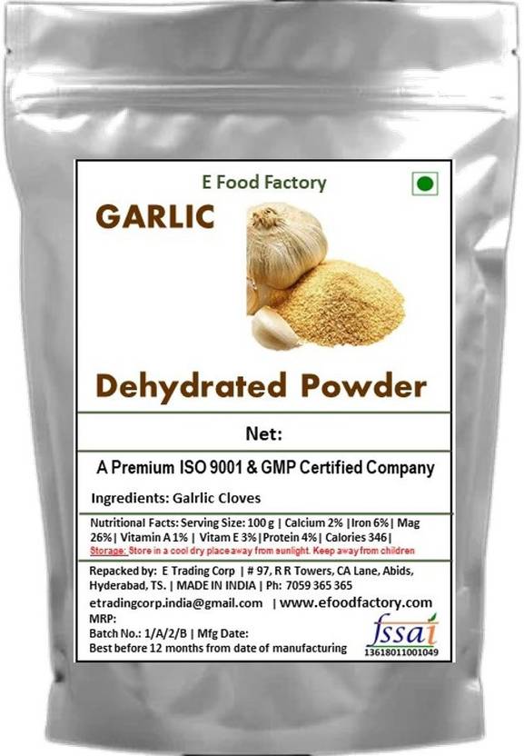 E Food Factory GARLIC Dehydrated Powder 1 kg Price in India - Buy E ...