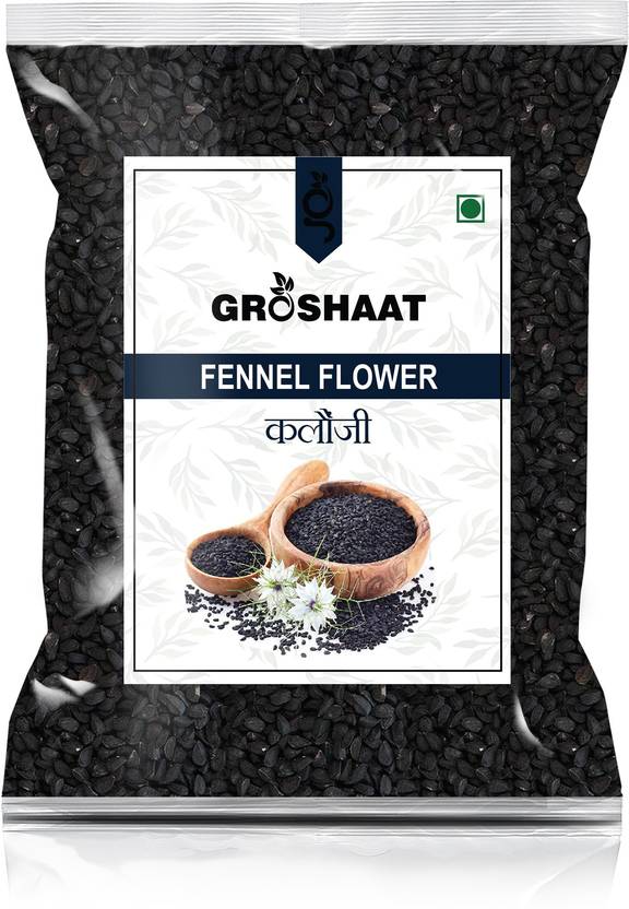 Groshaat Premium Quality Kalonji -250gm (Pack Of 1) Fennel Flower (250