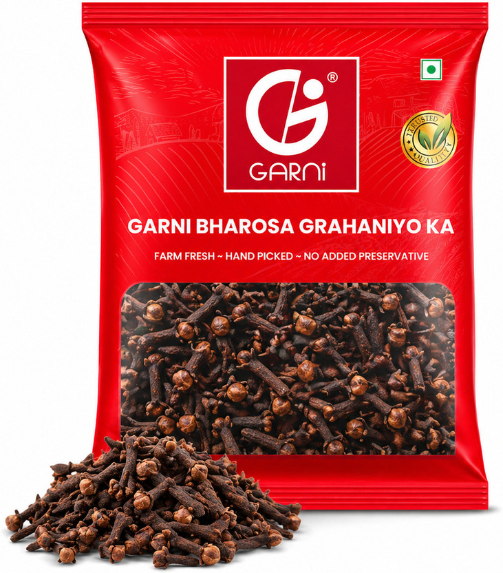 GARNI Cloves 100g | Premium Laung | Strong & Fresh Aroma(100 g)