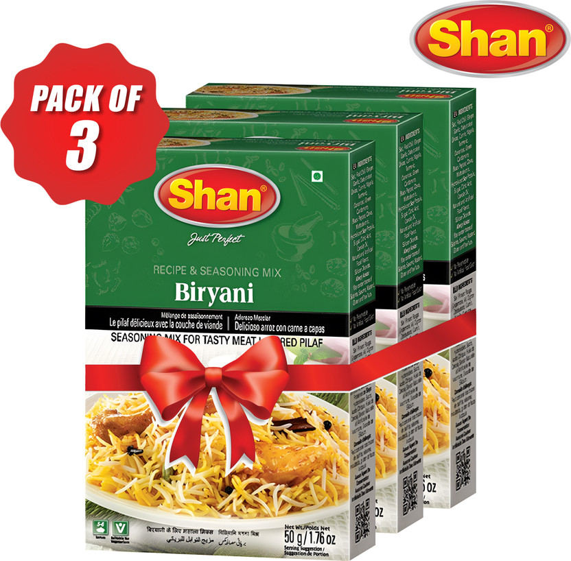SHAN Biryani Masala Pack of 3(3 x 50 g)