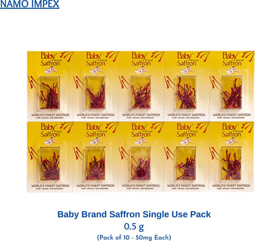 Baby Brand Saffron Kesar Suitable for Pregnant Women Single Use Pack