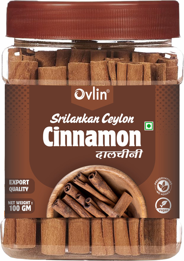 Ovlin Ceylon Cinnamon Sticks Original | SriLankan Dalchini Cinnamon Stick (100 g)(100 g)