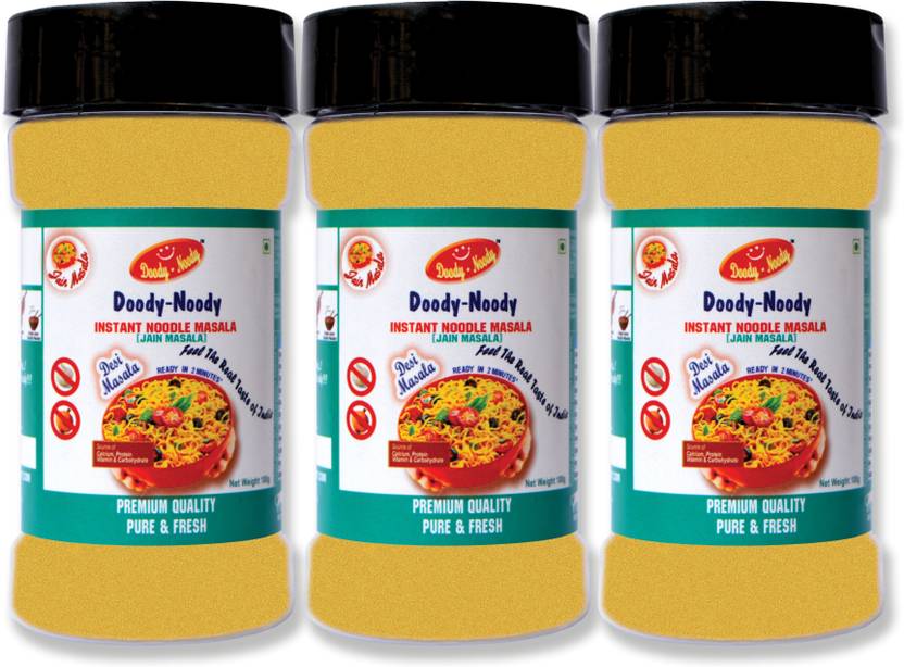 Doody Noody Jain Instant Noodles Masala No Onion & Garlic in (100 g X 3
