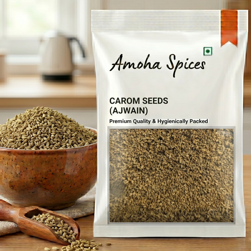 Amoha Spices Ajwain 100g - Carom Seeds 100gm whole(100 g)